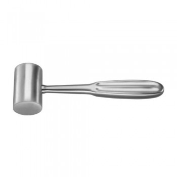 Gerzog Bone Mallet Stainless Steel, 19 cm - 7 1/2" Head Diameter - Weight 25.0 mm - 225 Grams